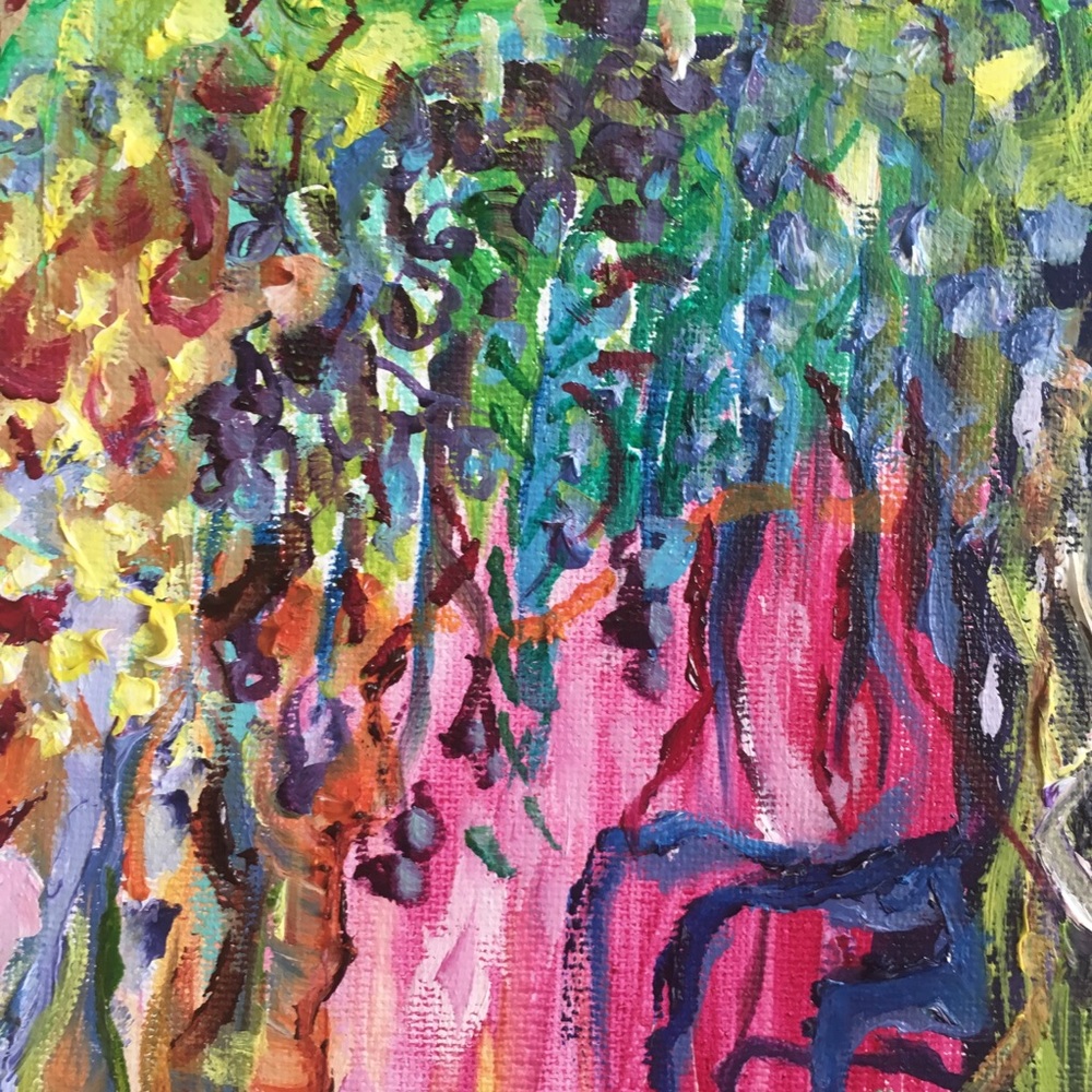 🎊SOLD🎊Original abstract oil painting signed - Picture 4 of 4